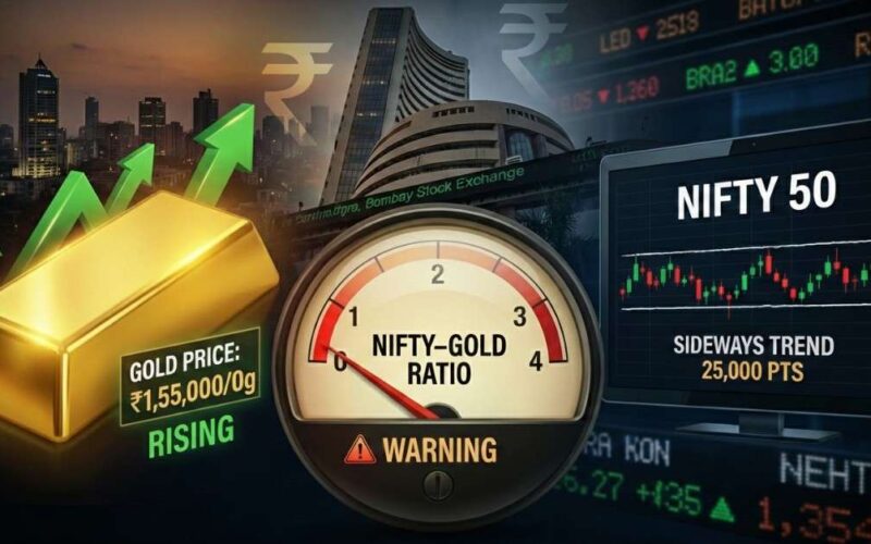 Nifty–Gold Ratio 2-க்கு கீழே! பங்குச்சந்தைக்கு திருப்புமுனை சிக்னலா?