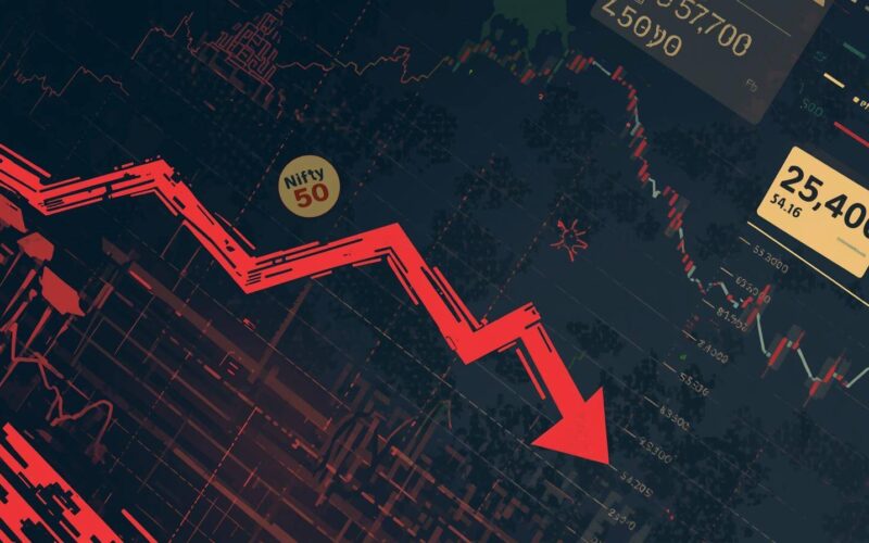 Nifty Crash: 25,350 க்கு கீழே! அதளபாதாளத்தில் பங்கு சந்தைகள்!